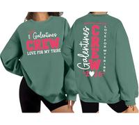 Galentines Crew 2026 Sudadera divertida para el día de San Valentín Love From My Tribe Galentine, verde, XXL