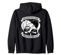 Galentine's Day Together We Slay Divertido diseño de Chica Sudadera con Capucha