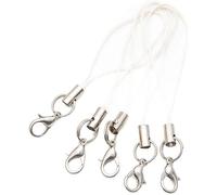 Galepromot 20 cuerdas para teléfono móvil, cordón de correa con cierre de langosta para teléfono celular, unidad USB, llavero, accesorios de joyería de bricolaje, 1, Cuerda, No es una piedra preciosa