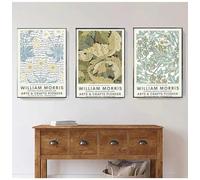 Galería de exposiciones del Museo William Morris, arte mural, pintura en lienzo, carteles nórdicos e impresiones, imágenes de pared, decoración de habitación, 40 x 60 cm, 3 piezas sin marco