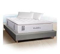 GALERIA DEL COLECCIONISTA Colchón Elite Silver con Topper Premium + Almohada/s Elite Aloe Vera. Viscoelástica+ Grafeno+Nanofuelles: Temperatura y Confort 135 x 190cm 511500698