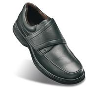 GALERIA DEL COLECCIONISTA Zapatos Elegance Confort Ancho Especial Hombre con Cierre Ajustable. Interior de Piel Transpirable, Suela Antideslizante. Plantilla Memory Foam: cómodos y cálidos.