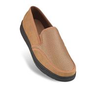 GALERIA DEL COLECCIONISTA Zapatos Verano Fresh Confort 3D Extra Ancho Hombre Fáciles de Poner: Ajustables. Tejido 3D Transpirable, Plantilla Piel y Memory Foam, Antideslizante: cómodos, Flexibles