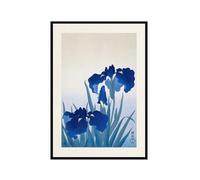 Galería japonesa para pared, póster vintage de Olas Ukiyo-e, Katsushika Hokusai, Kanagawa, pintura en lienzo, sala de estar, decoración del hogar (SKU3, 30 x 45 cm), marco de fotos negro