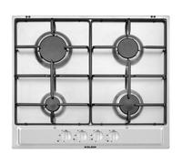 Glem P4GFXV Quemador Encimera En Acero Inox 4 Fuegos 60CM