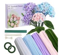 Galerie SV 400 Piezas Limpiapipas Manualidades, Limpiapipas Alambres de Chenilla Alambre Limpiapipas para Manualidades Tallos de Chenilla Multicolor Limpia Pipas para Manualidades (Cinco Colores)