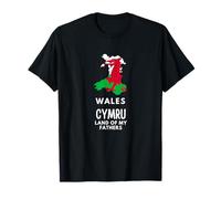 Gales Cymru Tierra de Mis Padres Orgullo Galés Camiseta