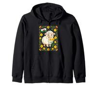 Gales Seguidor Lindo Cordero Rodeado De Narcisos Sudadera con Capucha