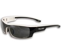 Galeton 12068 Wildcard Duotone - Gafas de seguridad con montura resistente a los arañazos y almohadillas de goma para la nariz y los templos, espejo gris