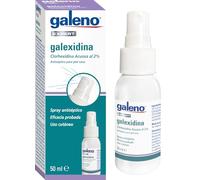 Galexidina Clorhexidina Acuosa 2% | Antiséptico Cutáneo para Desinfección de Piel Sana | Eficaz Contra Bacterias y Levaduras | Solución de 50 ml