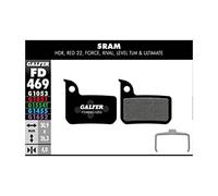 GALFER Bike Standard Brake Pad SRAM Red 22-Level, Hombre, Negro, ESTANDAR
