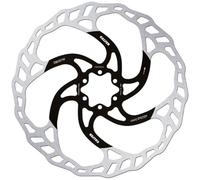 GALFER Disco de frenos Fixed Disc Wave 2 mm MTB 6 agujeros silver-black 223 mm