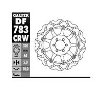 GALFER Freno Wave Racing Flotante df78 3crw