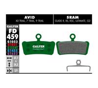 GALFER | Pastillas De Freno PRO Compatible Avid-Sram FD459G1554T - Pastillas de freno Galfer con compuesto PRO perfectas para descensos extremos donde los frenos se ven sometidos a altas