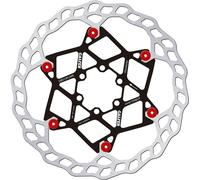 Galfer Wave Floating Disc Rotor - 6 Bolt - 180 x 2.0mm - Red Pins NUEVO