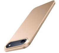Galful Carcasa para iPhone 17 Air Funda Ultra Slim Case Mate Textura Trasera Fina Protección Militar Anti-Scrat Anti-Choque Duro PC Cover Hardcase-Oro