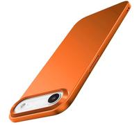 Galful Carcasa para iPhone 17 Air Funda Ultra Slim Case Mate Textura Trasera Fina Protección Militar Anti-Scrat Anti-Choque Duro PC Cover Hardcase-Naranja