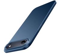 Galful Carcasa para iPhone 17 Air Funda Ultra Slim Case Mate Textura Trasera Fina Protección Militar Anti-Scrat Anti-Choque Duro PC Cover Hardcase-Gris Azul