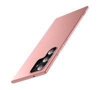 Galful Carcasa para Samsung Galaxy S26 Ultra Funda Ultra Slim Case Mate Textura Trasera Fina Protección Militar Anti-Scrat Anti-Choque Duro PC Cover Hardcase-Oro Rosa