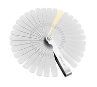 Galga de Acero de 32 Cuchillas Herramienta de Medición Gap AYWHP 0.04-0.88mm Métrico e imperial Galgas reglaje valvulas, Galgas de espesor