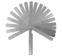 Galga de espesores de acero inoxidable 20 piezas | Herramienta de separación de alta precisión de 0,05-1 mm | Medidor de espesor preciso para ingenieros/mecánicos/bricolaje