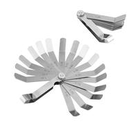 Galga de Espesores Regla de Galga de Espesores Curvada de 0 medidor Curvo galga 05-1,00 Mm con 16 Cuchillas, Herramienta de Galga de Espesores de Relleno Mtrico Dickenlehren & Fühlerlehren