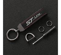 GALGAN Coche Personalizado Llaveros para Ford Focus ST Mondeo ST Line STLINE Mondeo Regalos Accesorios de Coche,Black