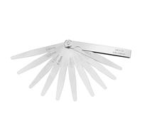 Galgas de espesores Juego de galgas de espesores de acero inoxidable Métrico para medir huecos Ancho Espesor para ingeniería de construcción de guitarras