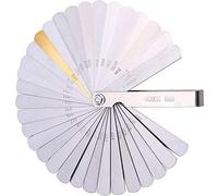 Galgas Para Medir ,Feeler 32 Cuchillas de Acero Inoxidable Medidor de Huecos de Medición Para Medir Ancho de Ancho/Espesor/Tamaños