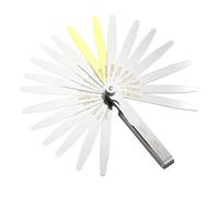 Galgas Reglaje Valvulas, Calibrador de espesores de tamaño métrico de 0,02 a 1 mm, juego de calibradores de espesor for válvulas, follaje de válvulas, espacio for medición de espacio entre sondas para