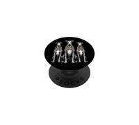 Galgo Italiano Galgo Iggy Rap Vieja Escuela Retro Retro PopSockets PopGrip Adhesivo