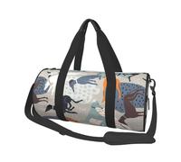 Galgos Lindo, Bolsa de Viaje de Gran Capacidad, Bolso Redondo, Bolsa de Viaje Deportiva, Bolsa de Mano, Bolsa de Fitness