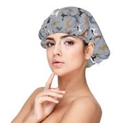 Galgos Perro lindo Perro de rescate Los mejores perros Lindos,Gorro de dormir de satén ajustable para adultos, de seda, elástico, para dormir, para mujer