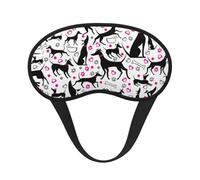 Galgos y corazón de pata, Cubiertas oculares completas, antifaces para dormir que bloquean la luz, orejeras opacas para dormir