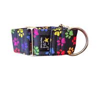 Galguita Amelie Collar para Perro Martingale. Huellas. (5XL)
