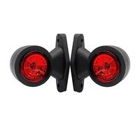 GALIBOS LED CUERNOS CORTOS TRASEROS DOS COLORES BLANCO ROJO 12V 24V HOMOLOGADOS 2 UNIDADES