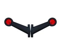 GALIBOS LED CUERNOS LARGOS TRASEROS DOS COLORES BLANCO ROJO 12V 24V MARCA FRISTOM HOMOLOGADOS