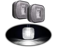 GALIBOS LED DELANTEROS BLANCOS CATADIOPTRICO CUADRADO 12V 24V 2 UNIDADES MARCA FRISTOM HOMOLOGADOS