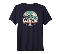 Galicia España Faro del Cabo Sileiro Costa Norte Camiseta Premium