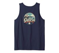 Galicia España Faro del Cabo Sileiro Costa Norte Camiseta sin Mangas