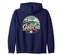 Galicia España Faro del Cabo Sileiro Costa Norte Sudadera con Capucha