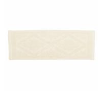 Galileo Alfombra de baño Antideslizante Color Marfil, 60 x 180 cm, 100% algodón, Sibila