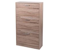 Galileo casa 2191285 zapatero roble 3 puertas 63 X 24 X 115 MDF, Beige