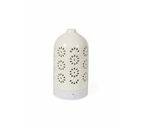 Galileo Casa Humidificador de cerámica Rombi con difusor de esencias, Blanco, no