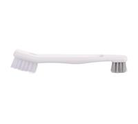 Galileo Cepillo Doble para Limpieza de plástico, Blanco, 21 x 3,5 x 2,5 cm, Multiusos, con Orificio para Colgar