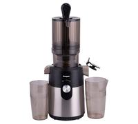 GALILEO Extractor de zumo negro y plateado con función inversa, 500 ml, 200 W