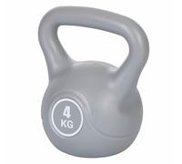 GALILEO FitLover - Pesa rusa antideslizante de 4 kg, color gris claro