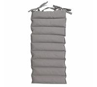 GALILEO Juego de 4 Cojines para Exteriores Acolchados, Impermeables, 2 plazas, rectangulares, 45 x 95 cm, Gris, Esté