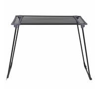 GALILEO Laundry Sìordine - Tendedero Extensible de Metal, Color Negro Satinado, Plegable, 17 m