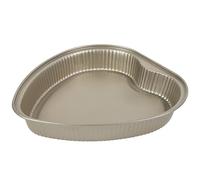 Galileo Molde de corazón 27 x 28 x 5 cm antiadherente, acero al carbono, Cuisine SìChef